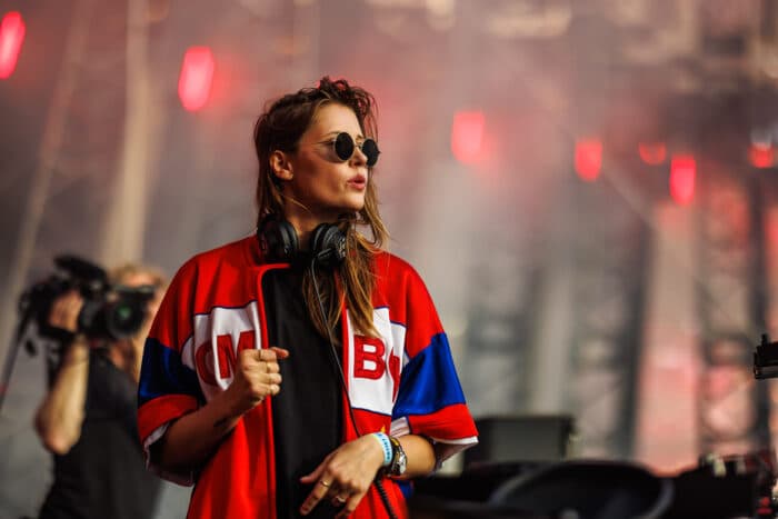 Feuer beim Set von Charlotte de Witte auf dem EDC Las Vegas