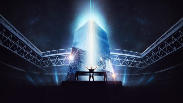 David Guetta feiert AMF-Comeback mit seiner Monolith-Show