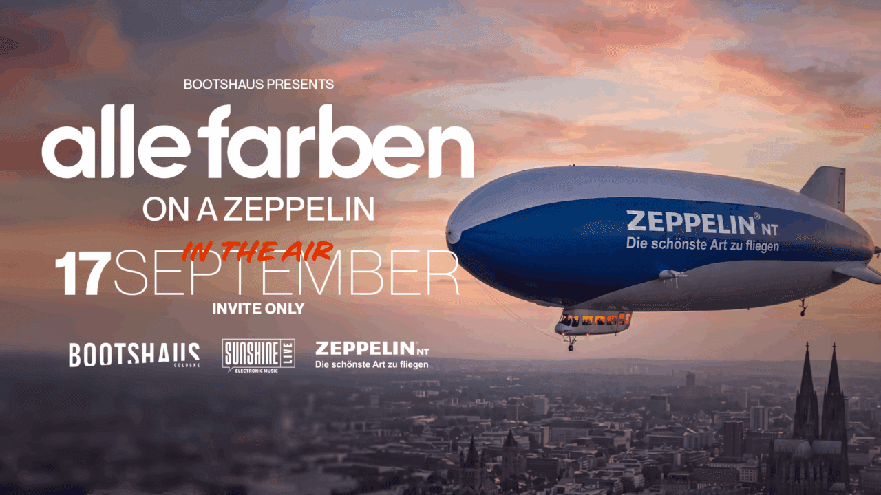 Alle Farben hebt ab: Exklusives DJ-Set im Zeppelin über Köln